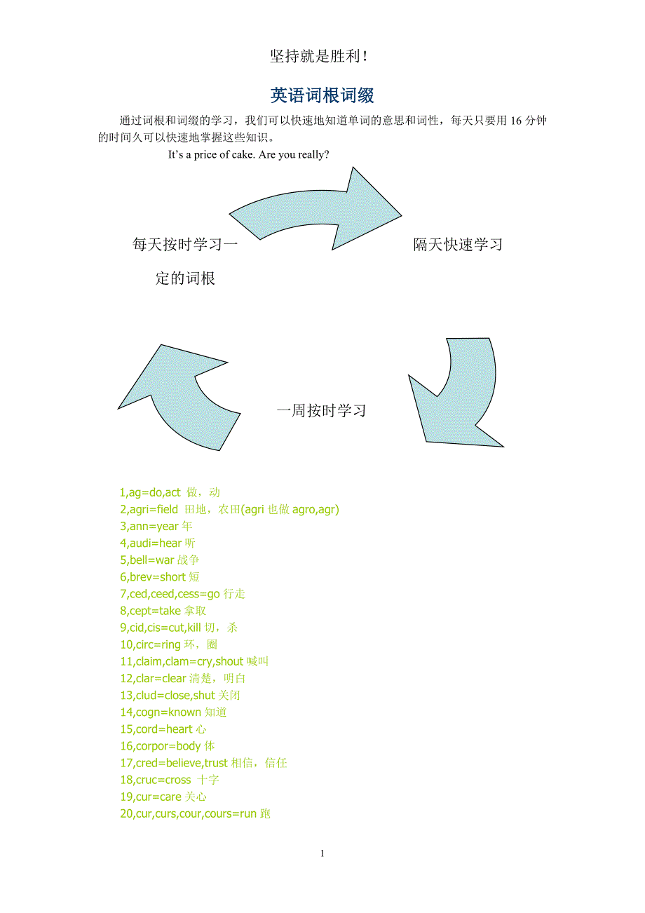 词根和词缀的学习_第1页