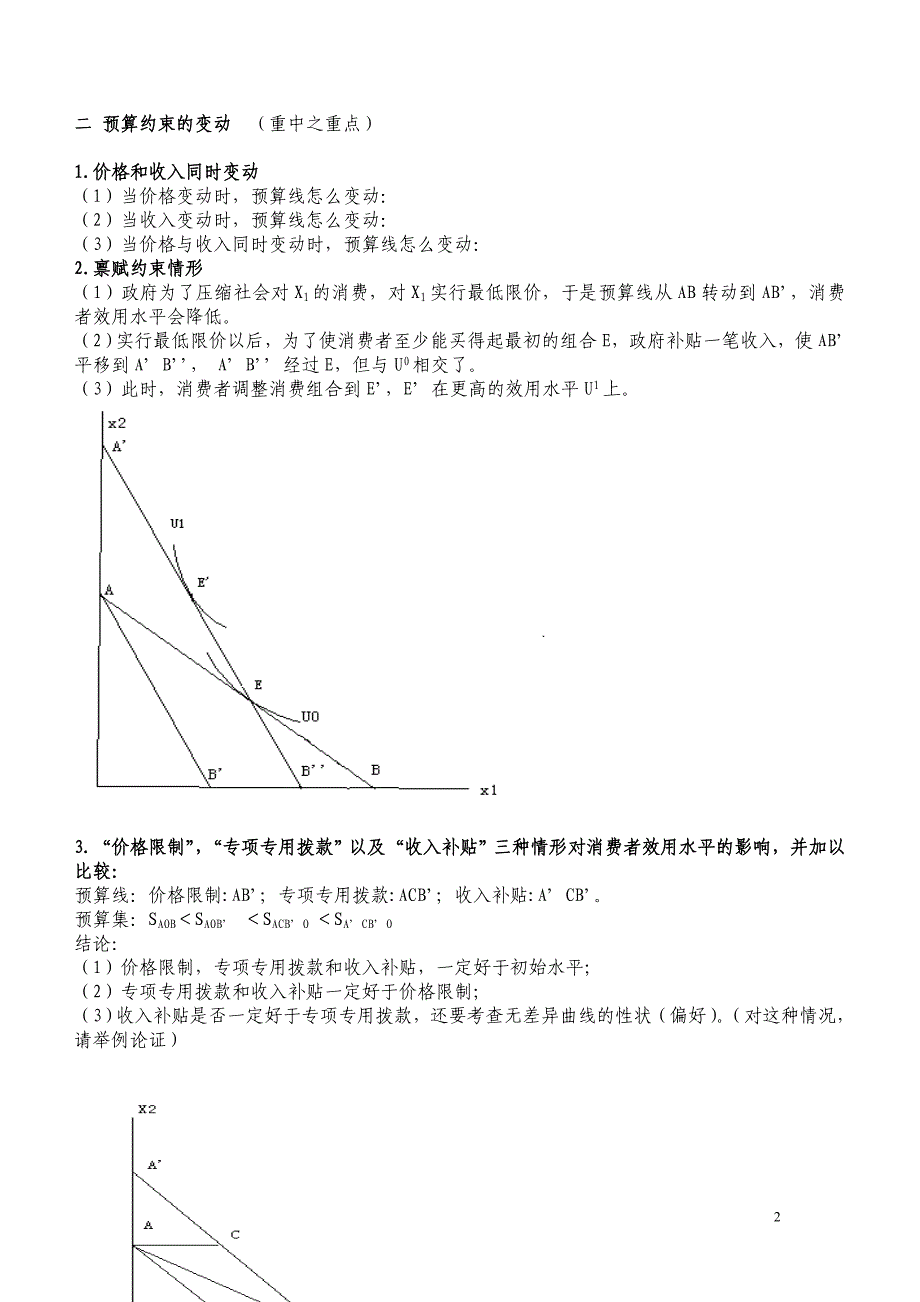 微观经济学笔记_第2页