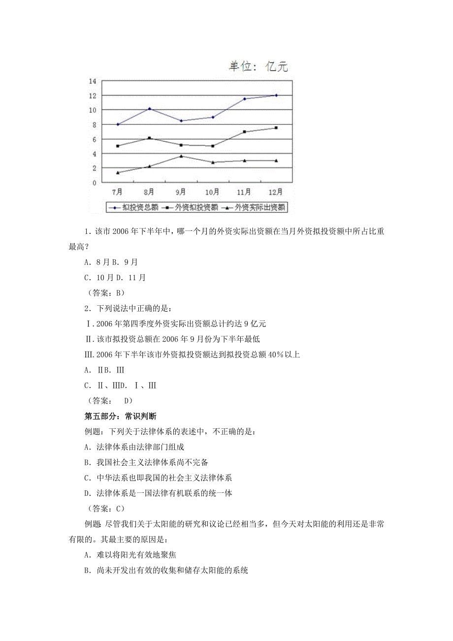 2013年天津市公务员公共科目考试大纲_第5页