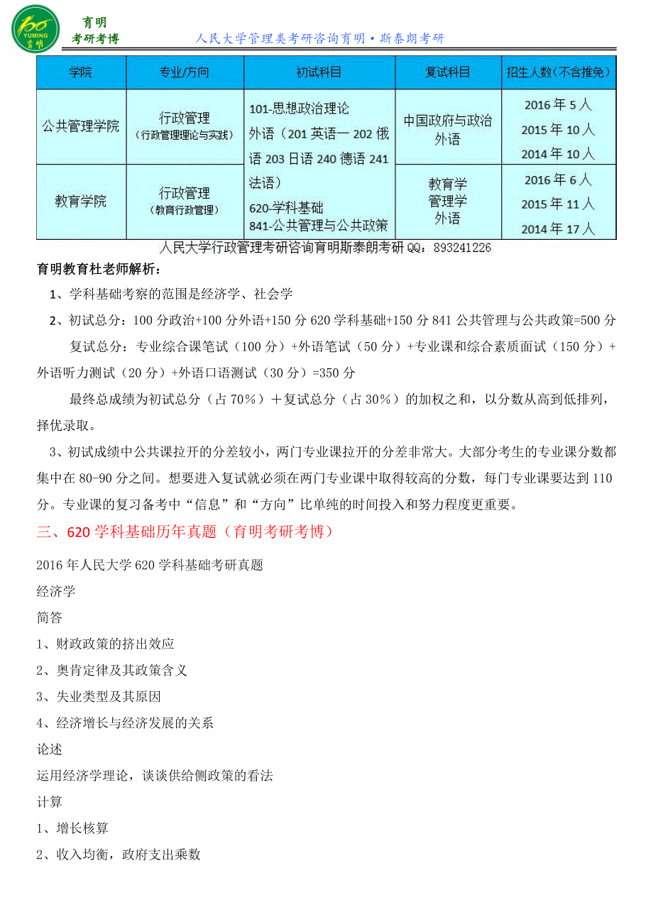 人民大学行政管理考研历年分数线_第4页