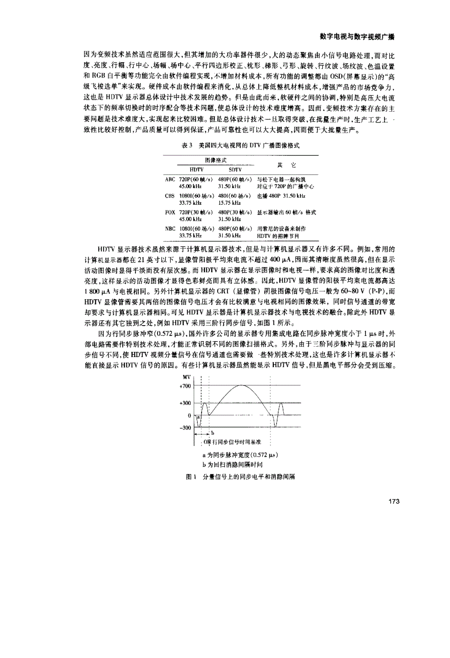 大屏幕HDTV显示器设计技术方案比较_第4页