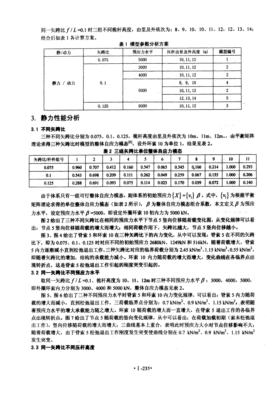 Levy型索穹顶结构静动力性能参数分析_第2页