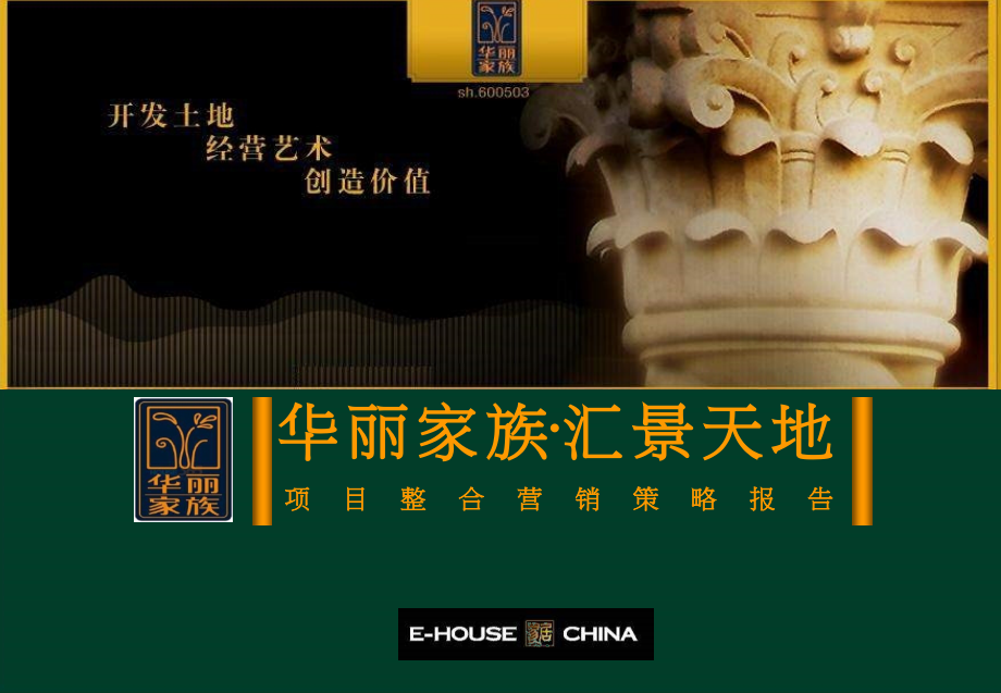 易居-2010年3月上海华丽家族汇景天地项目整合营销策略报告199p_第1页