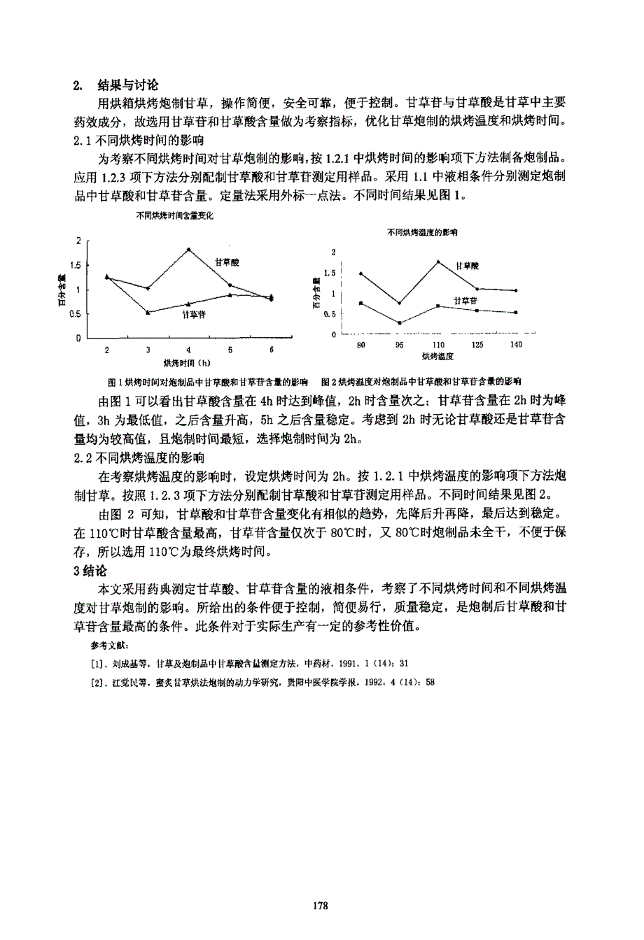 甘草炮制的高效液相色谱研究_第2页