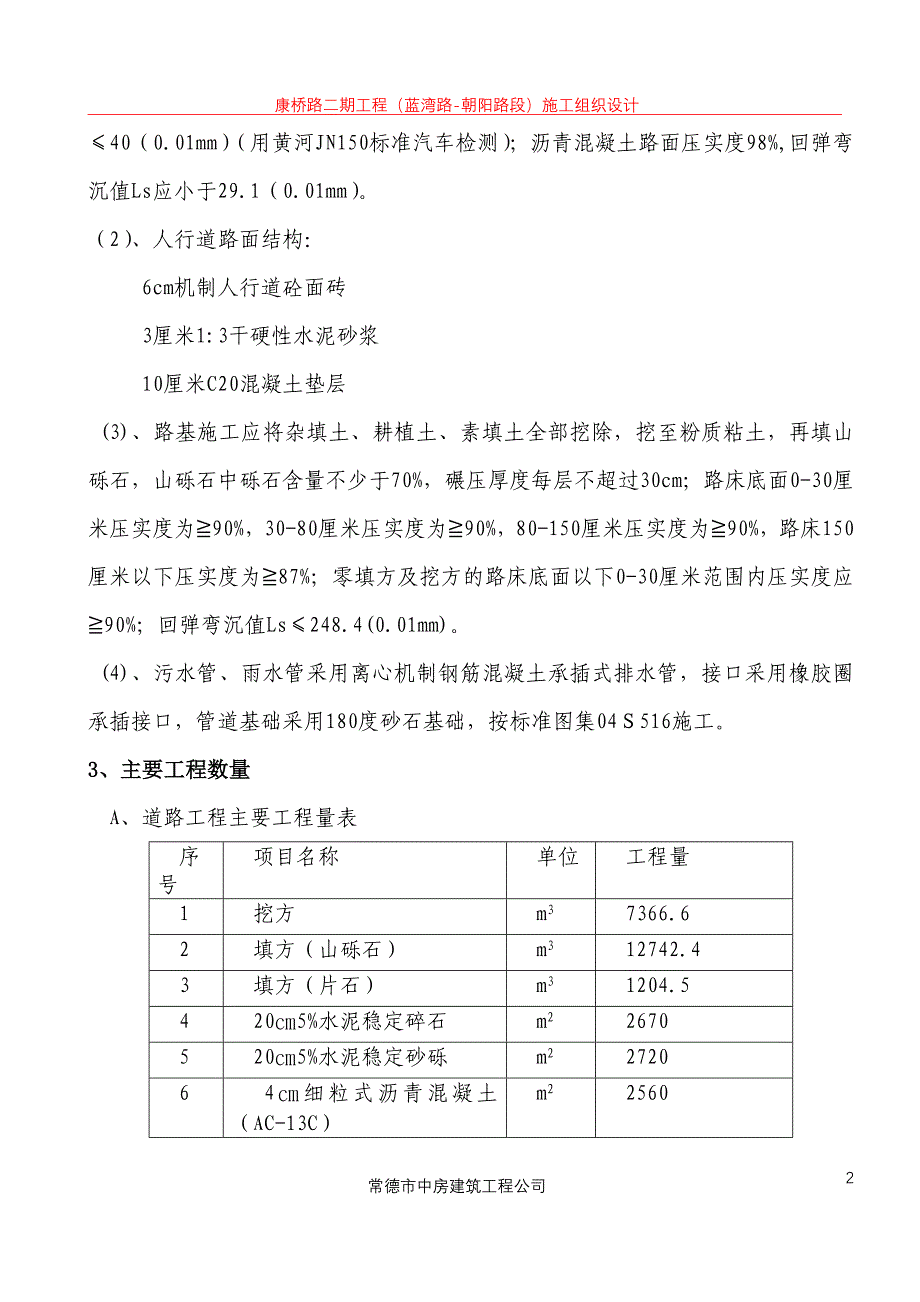 12.0m宽城市支路道路工程施工_第2页