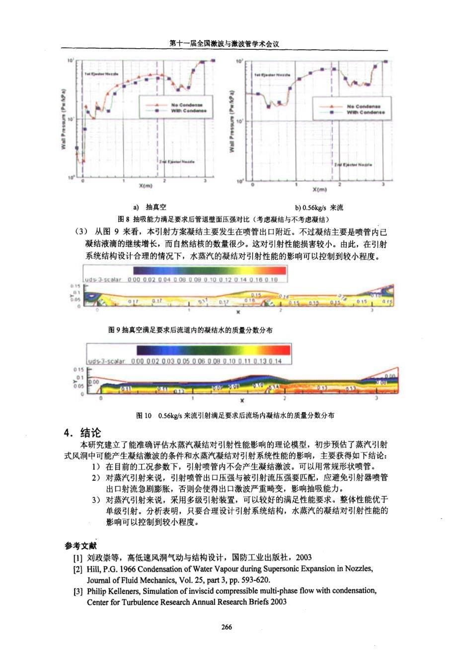 凝结激波的数值模拟及其在蒸汽引射式超声速风洞设计中的应用_第5页