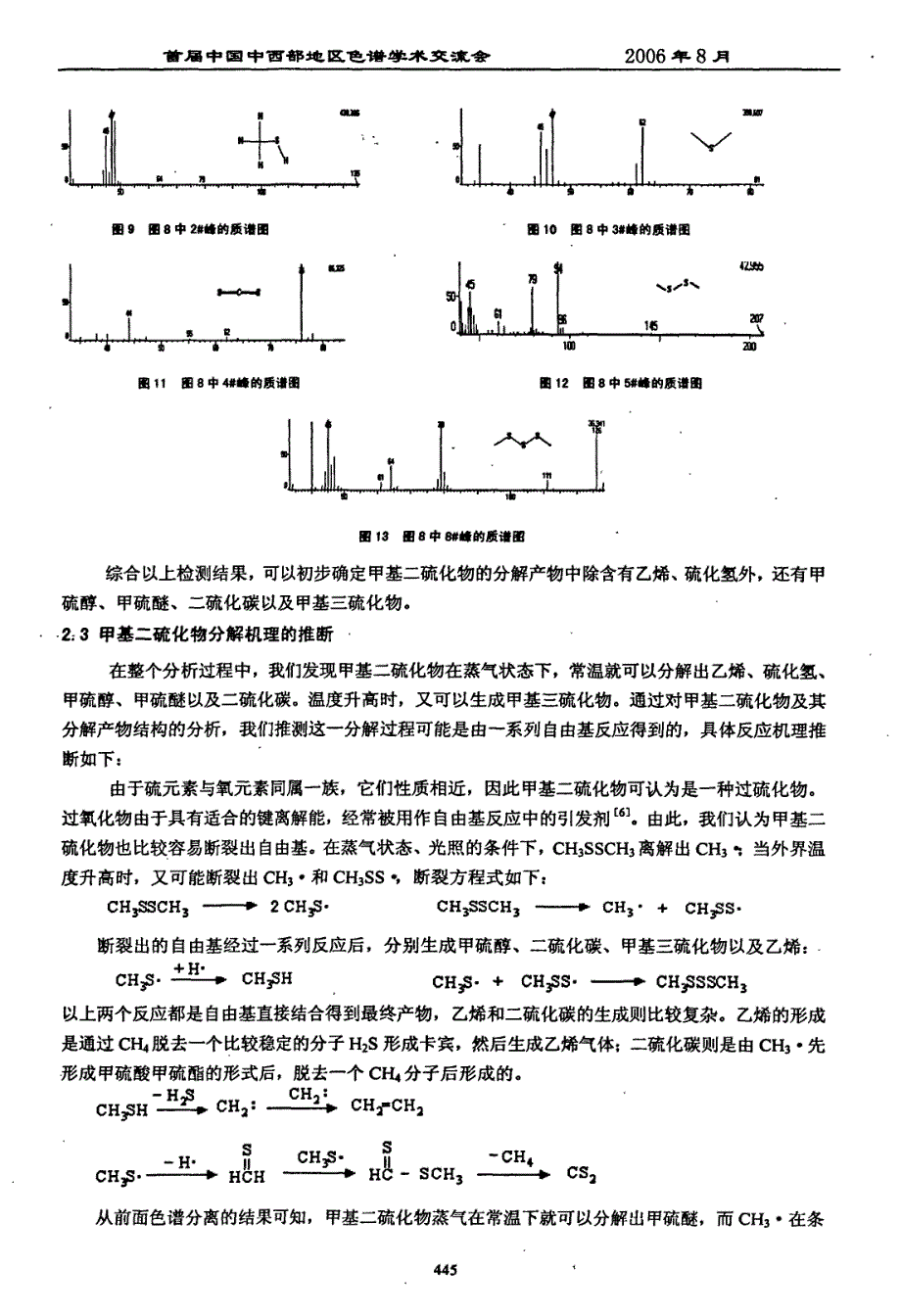 甲基二硫化物分解机理的研究_第4页