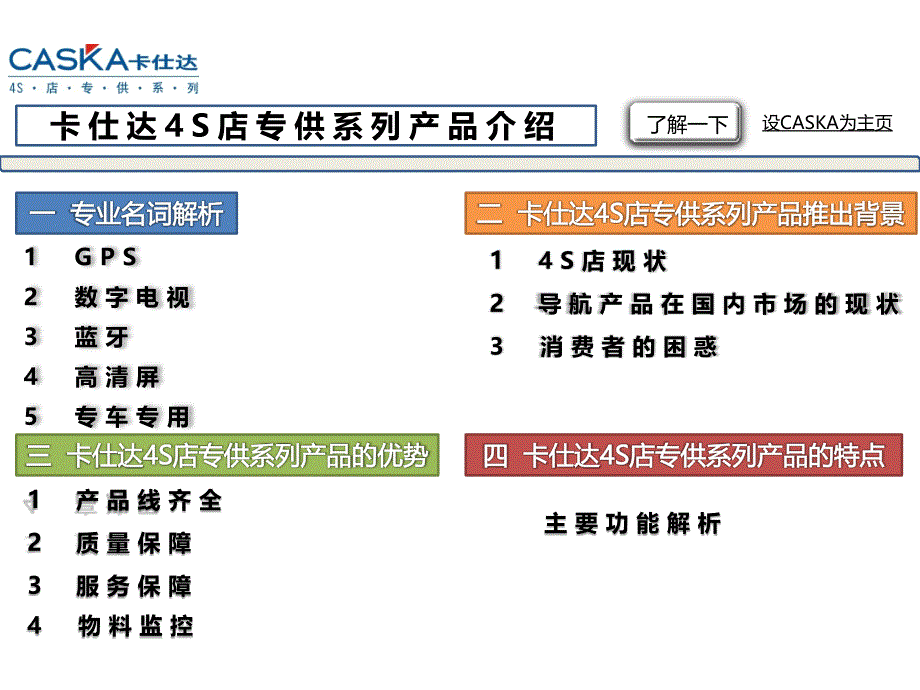 卡仕达4s店专供系列产品介绍ppt培训课件_第2页