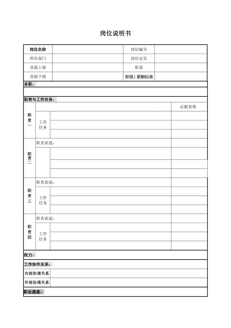 kpi绩效量化考核方案设计实用表格模板说明书_第1页
