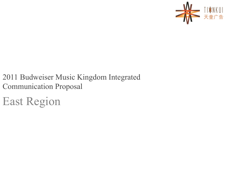 2011百威音乐王国proposal策划方案_第1页