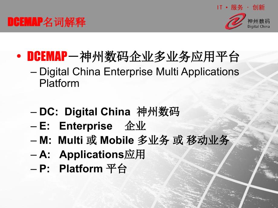 神州数码 dcemap-企业多业务应用平台_第4页