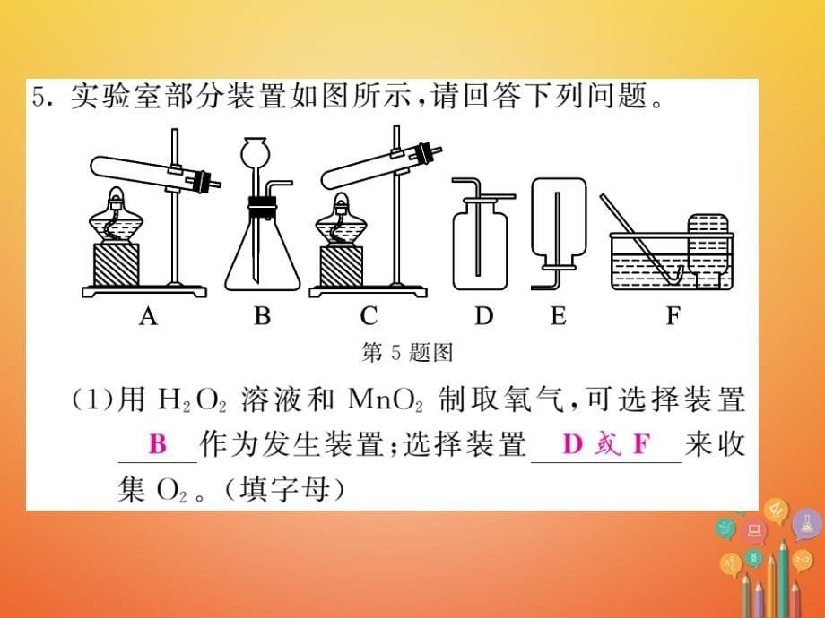 2018届九年级化学下册 专题六 气体的制取、净化与检验课件 （新版）鲁教版_第5页