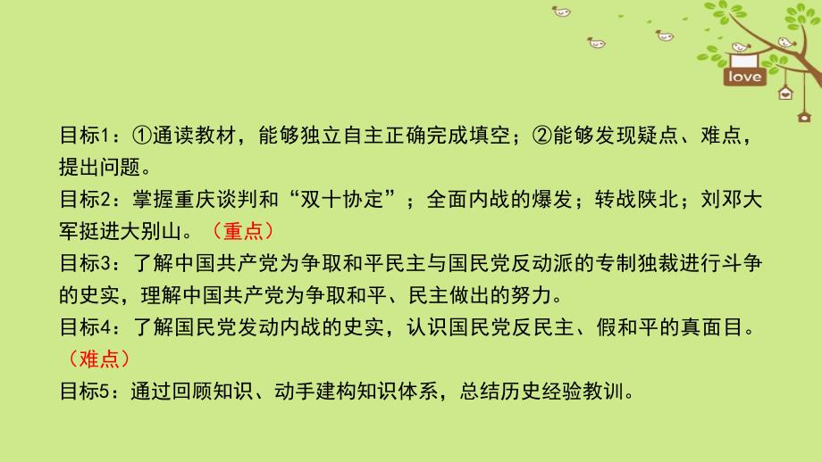 2017八年级历史上册 18《全面内战的爆发》课件 北师大版_第2页