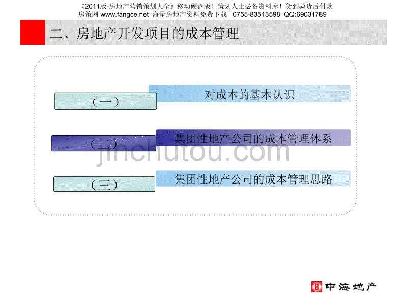 中海_房地产开发项目成本控制的几个重点阶段_86PPT_2010年_第4页