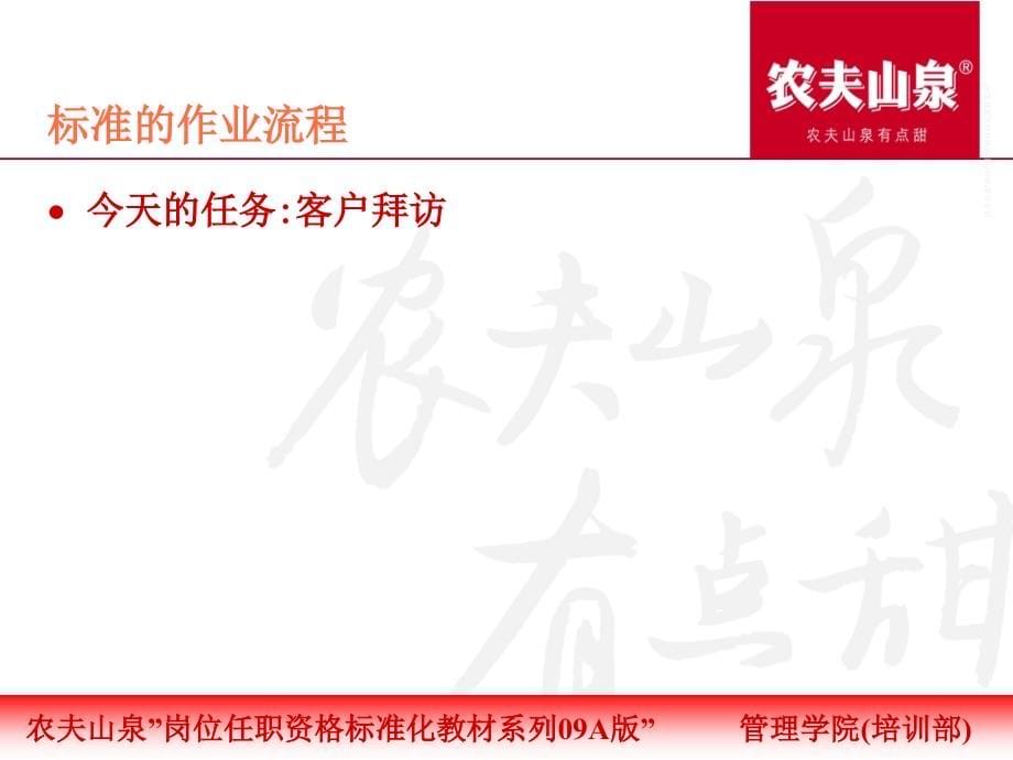 农夫山泉培训教材--2008年客户拜访八步骤_第5页