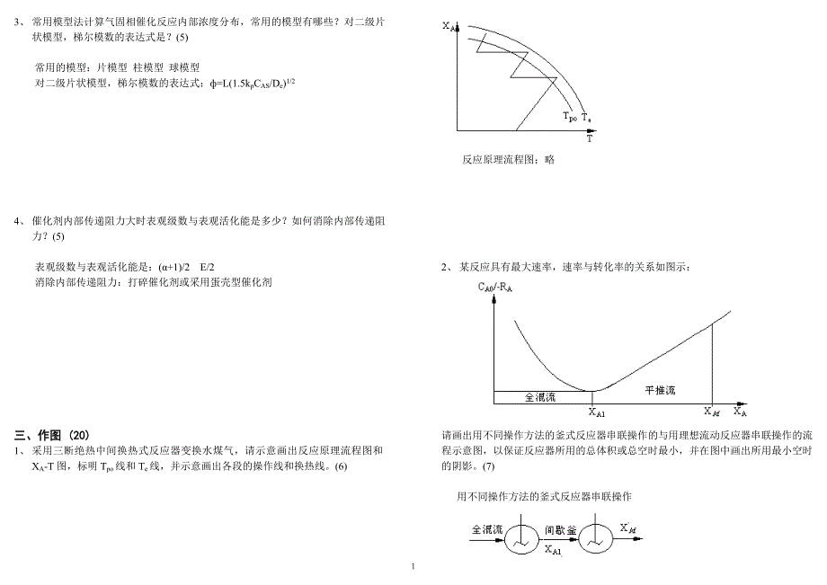 淮海工学院反应工程20卷答案_第2页