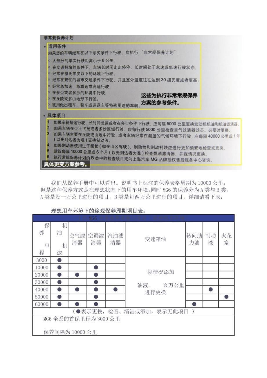 MG6汽车保养_第5页