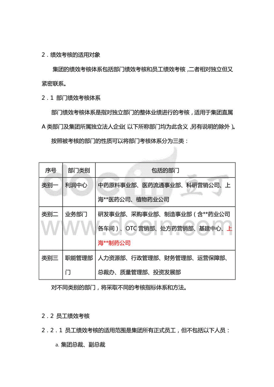 集团绩效考核方案(详细)_第2页