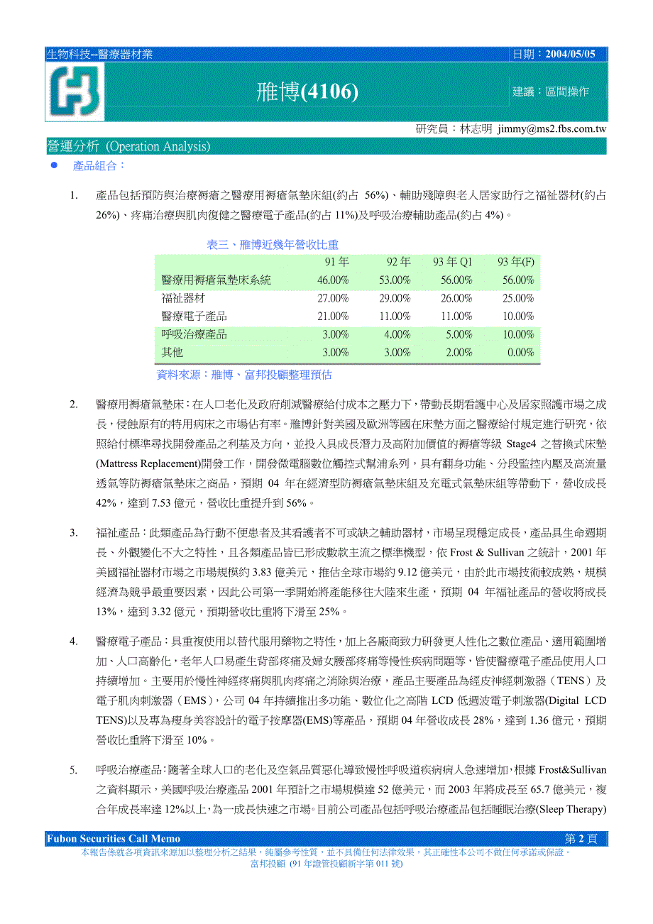 生物科技--医疗器材业_第2页