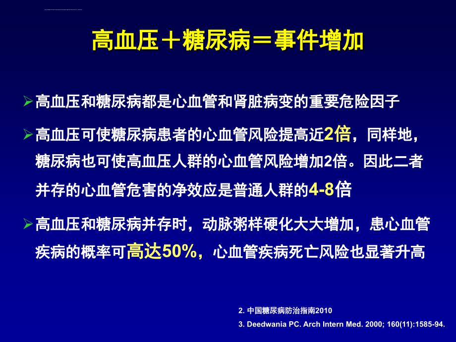 arbhctz在高血压伴糖尿病患者中的临床价值ppt课件_第4页