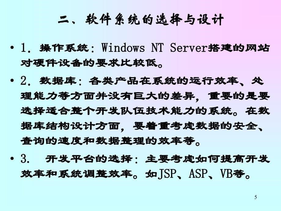 电子商务网站的整体建设及策划方案_第5页