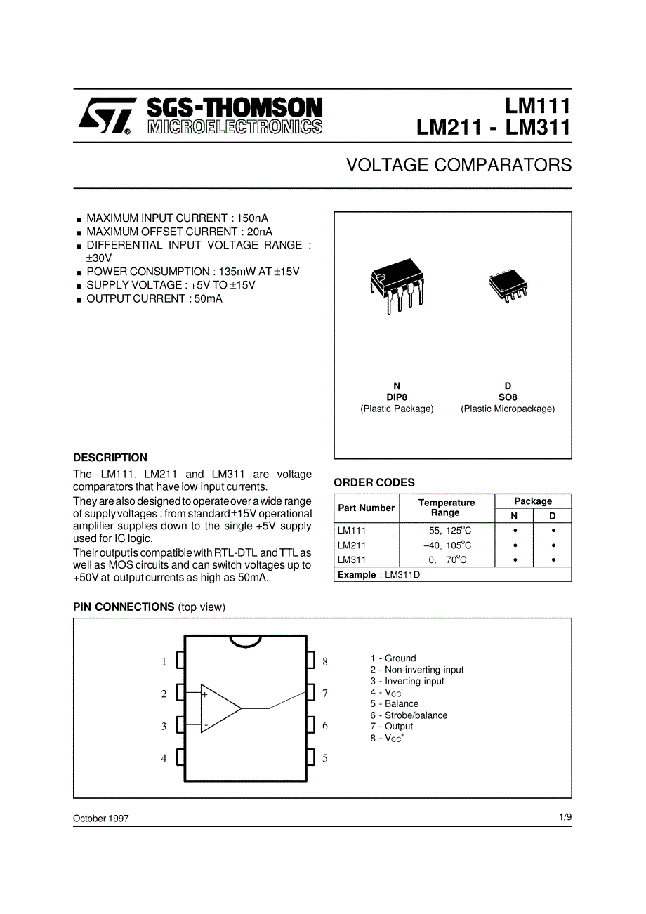 运算放大器--lm311_第1页