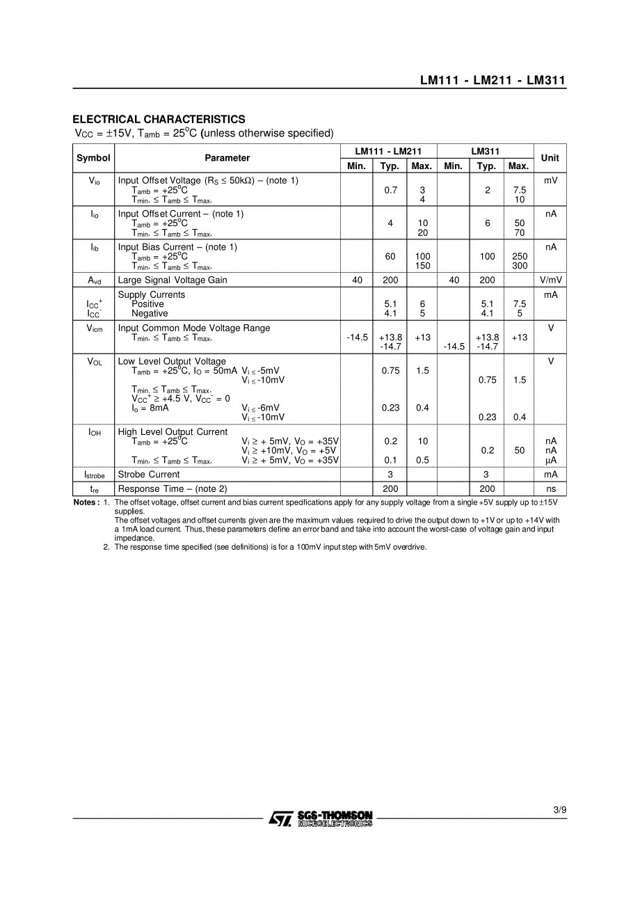 运算放大器--lm311_第3页