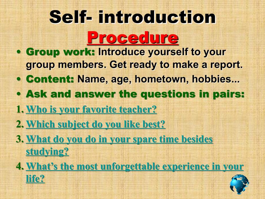 大学英语口语训练self-introduction_第1页