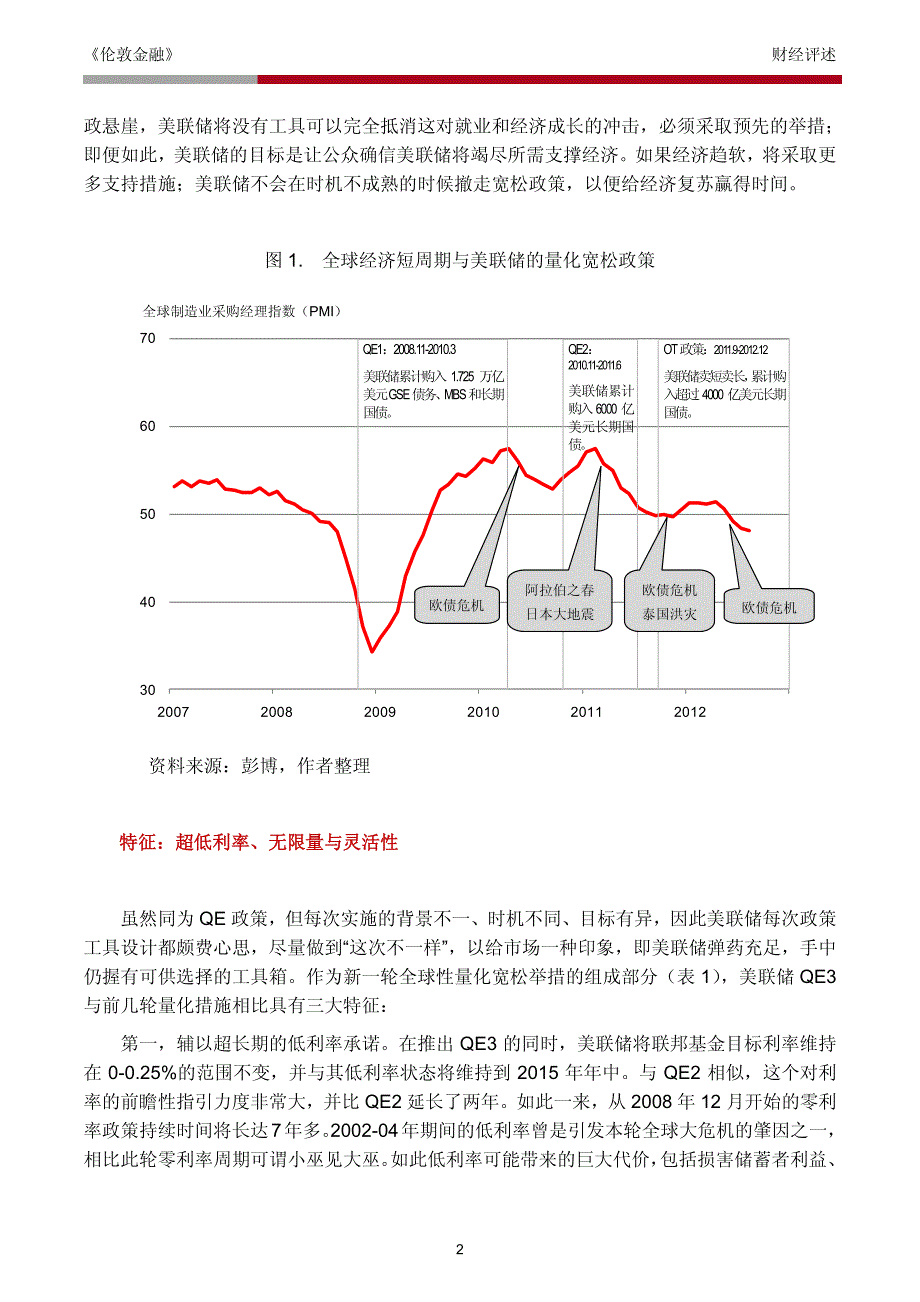 中国银行-美国QE3的特征、影响与应对-120927_第3页