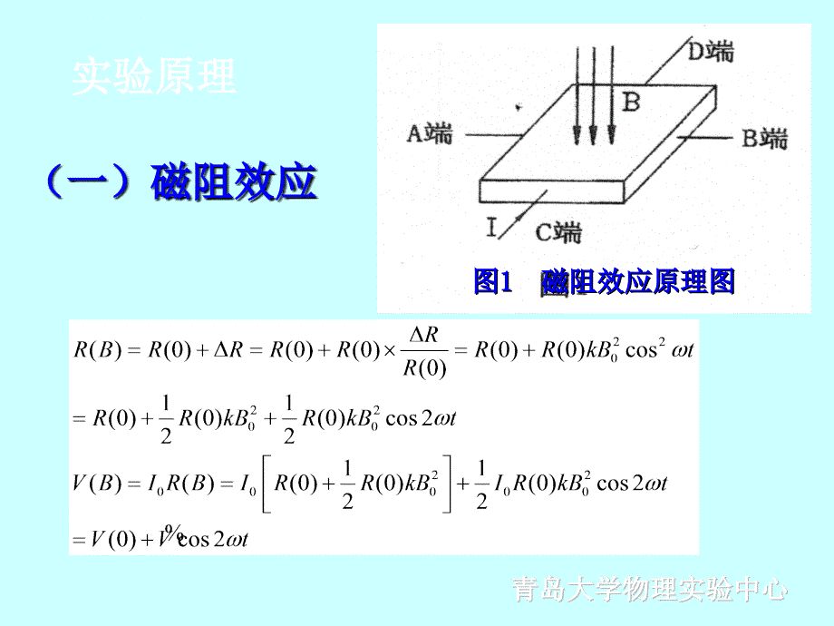 磁阻效应的研究ppt培训课件_第4页