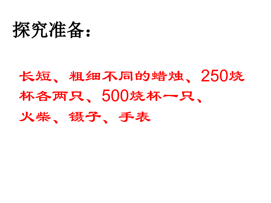 九年级化学影响蜡烛燃烧的因素_第2页