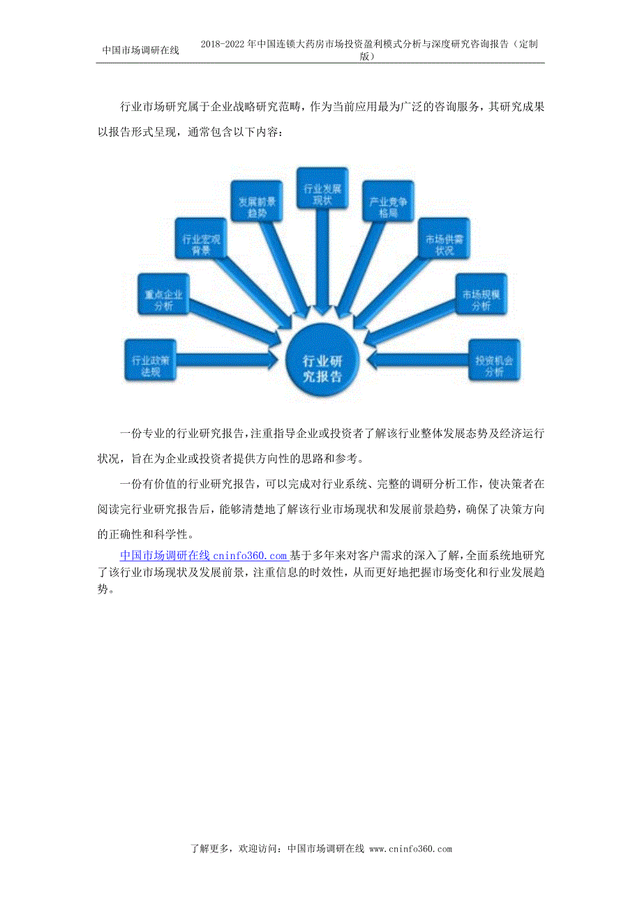 2018版中国连锁大药房市场投资盈利模式分析与深度研究咨询报告目录_第2页