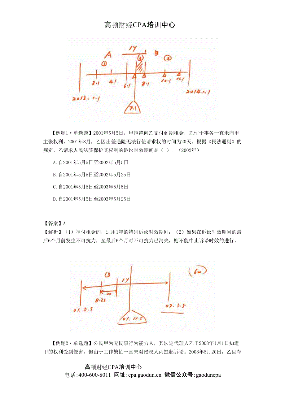 2016年cpa考试《经济法》考点解读第02章基本民事法律制度05_第4页