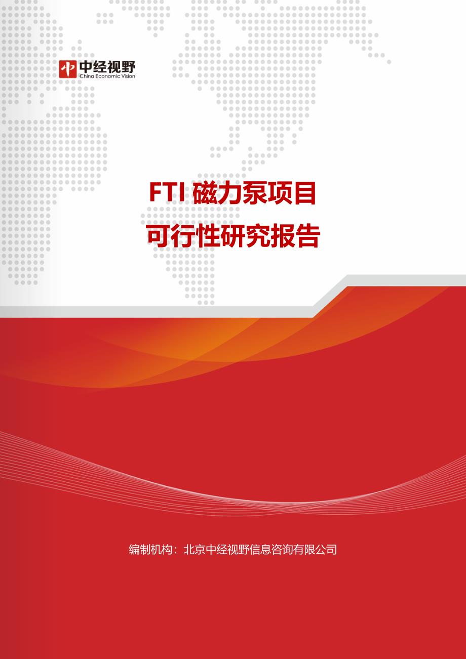 FTI磁力泵项目可行性研究报告_第1页