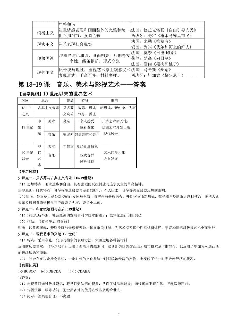 第18-19课音乐美术影视艺术lxm导学案_第5页