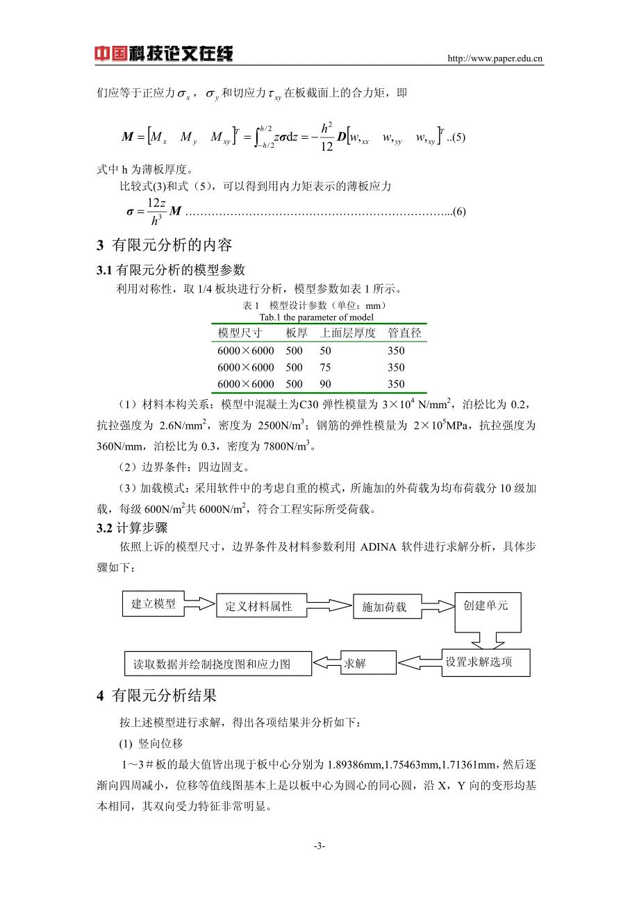 现浇混凝土空心板面层厚度对受力性能影响的有限元分析_第3页