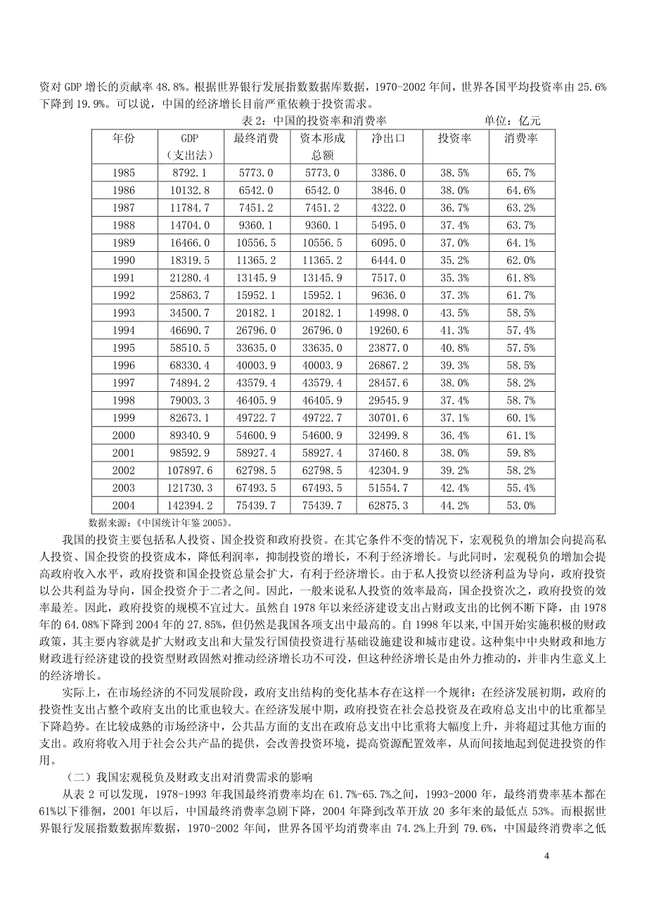 宏观税负、财政支出与经济增长_第4页
