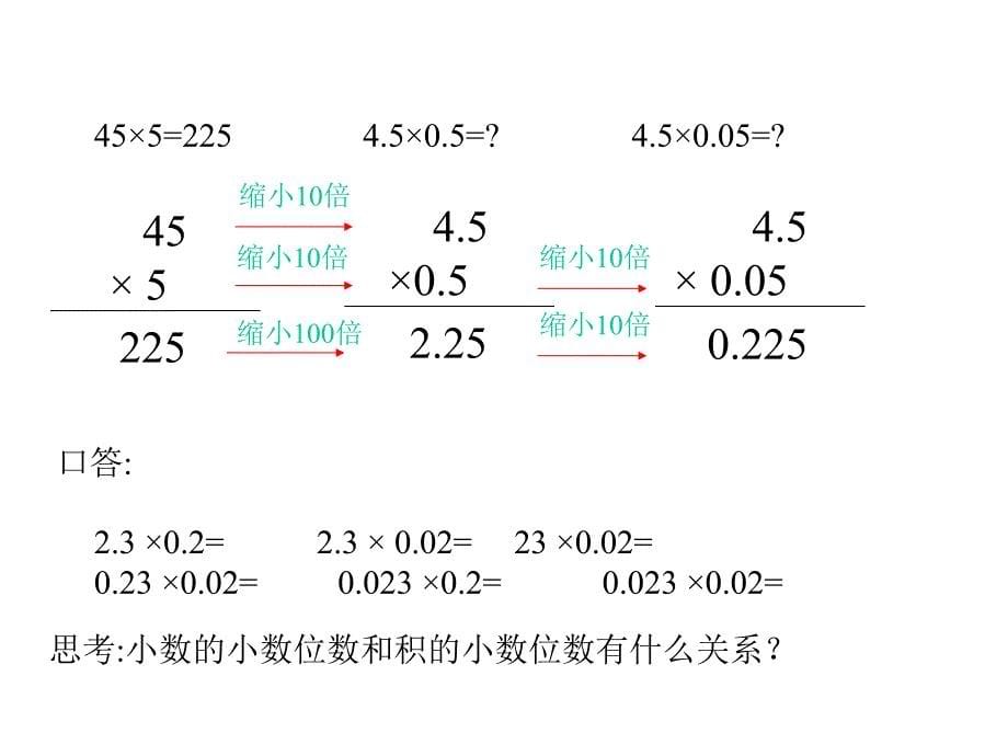 五年级数学小数的乘法_第5页