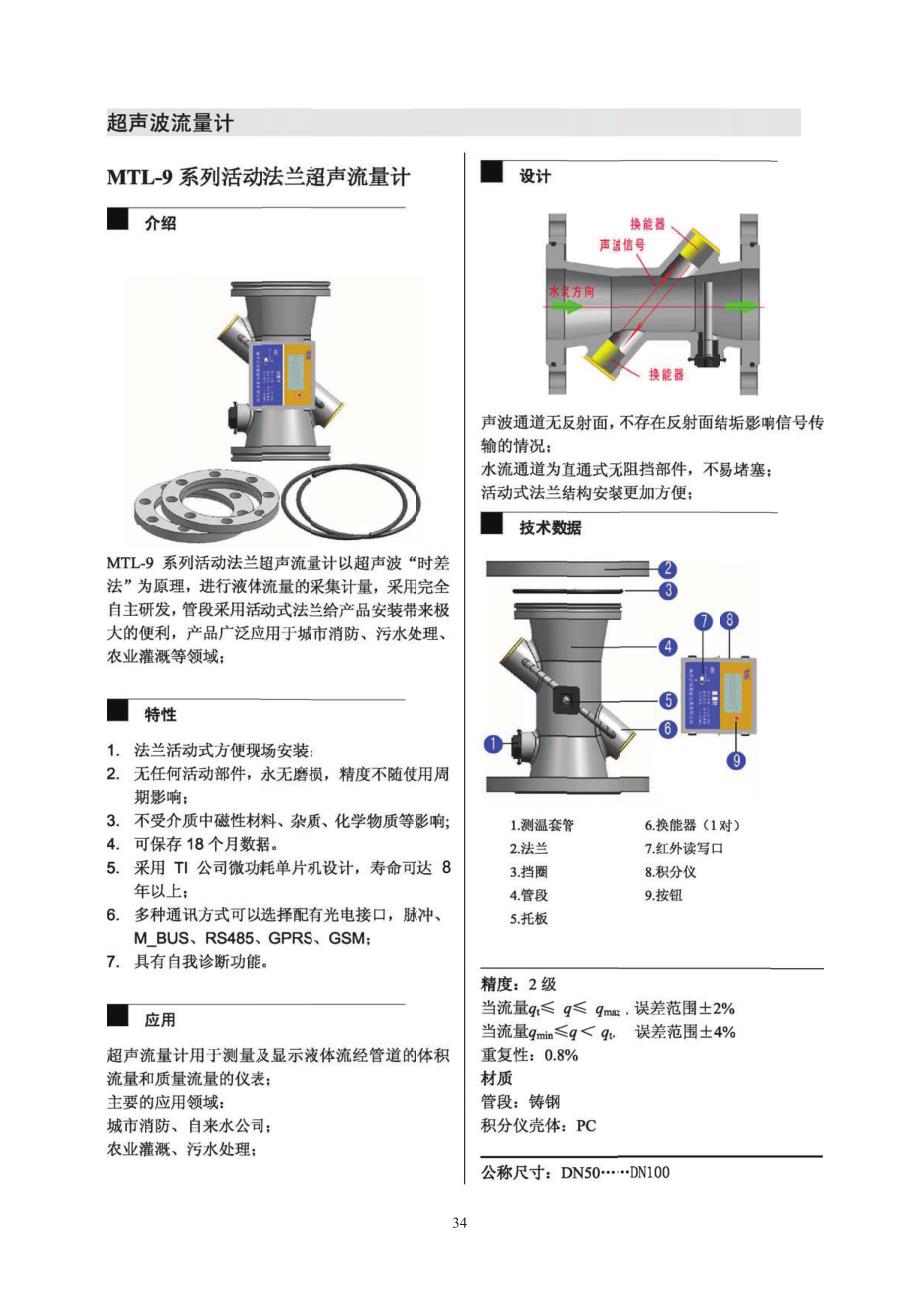 超声流量计参数及选型_第1页