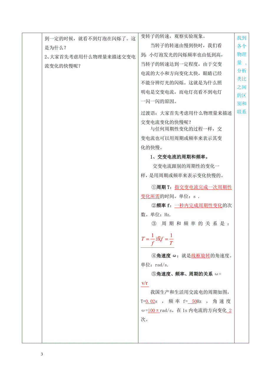 人教版高中物理选修3-2第五章第二节《描述交变电流的物理量》课件_第3页