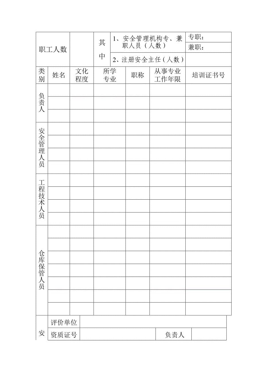 广东省剧毒化学品储存企业审批表_第5页