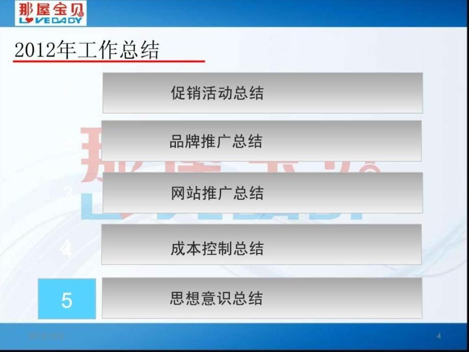 市场推广部2012年度工作总结ppt培训课件_第4页