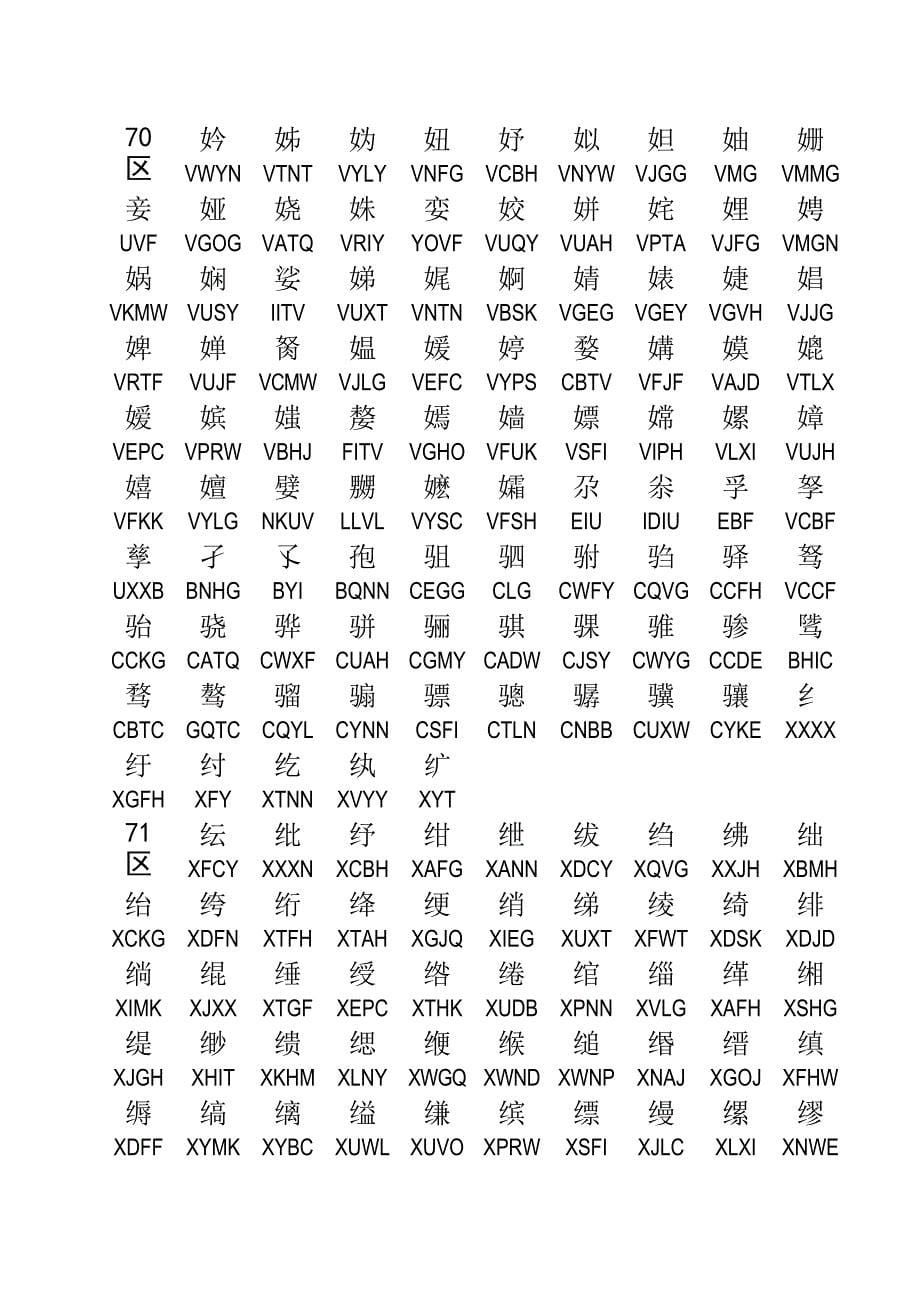 五笔练字(三)_第5页