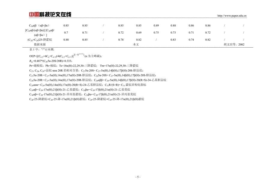 太平洋海底富钴结壳中的烃类有机质及其成因意义_第5页