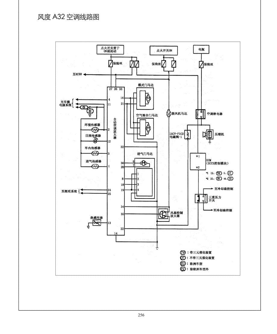 常见国产车型空调线路图_第5页
