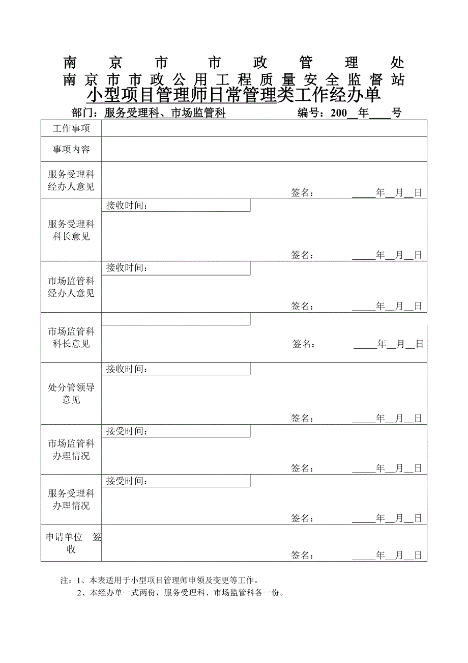 建筑事项内部表之小型项目管理师日常管理类_第1页