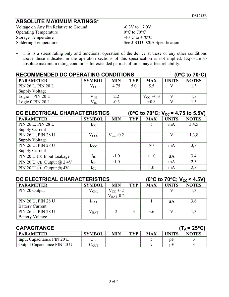 智能非易失性存储器ds1213b_第3页