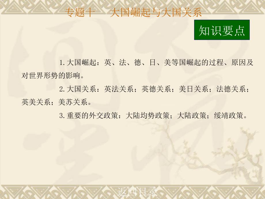 大国崛起于大国关系精品课件第二轮专题复习专题十_第3页