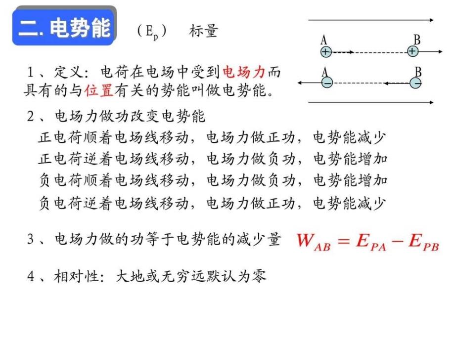 高二物理电势能和电势2ppt培训课件_第4页