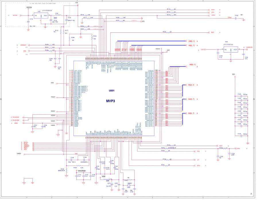 液晶显示器参考线路图_第3页